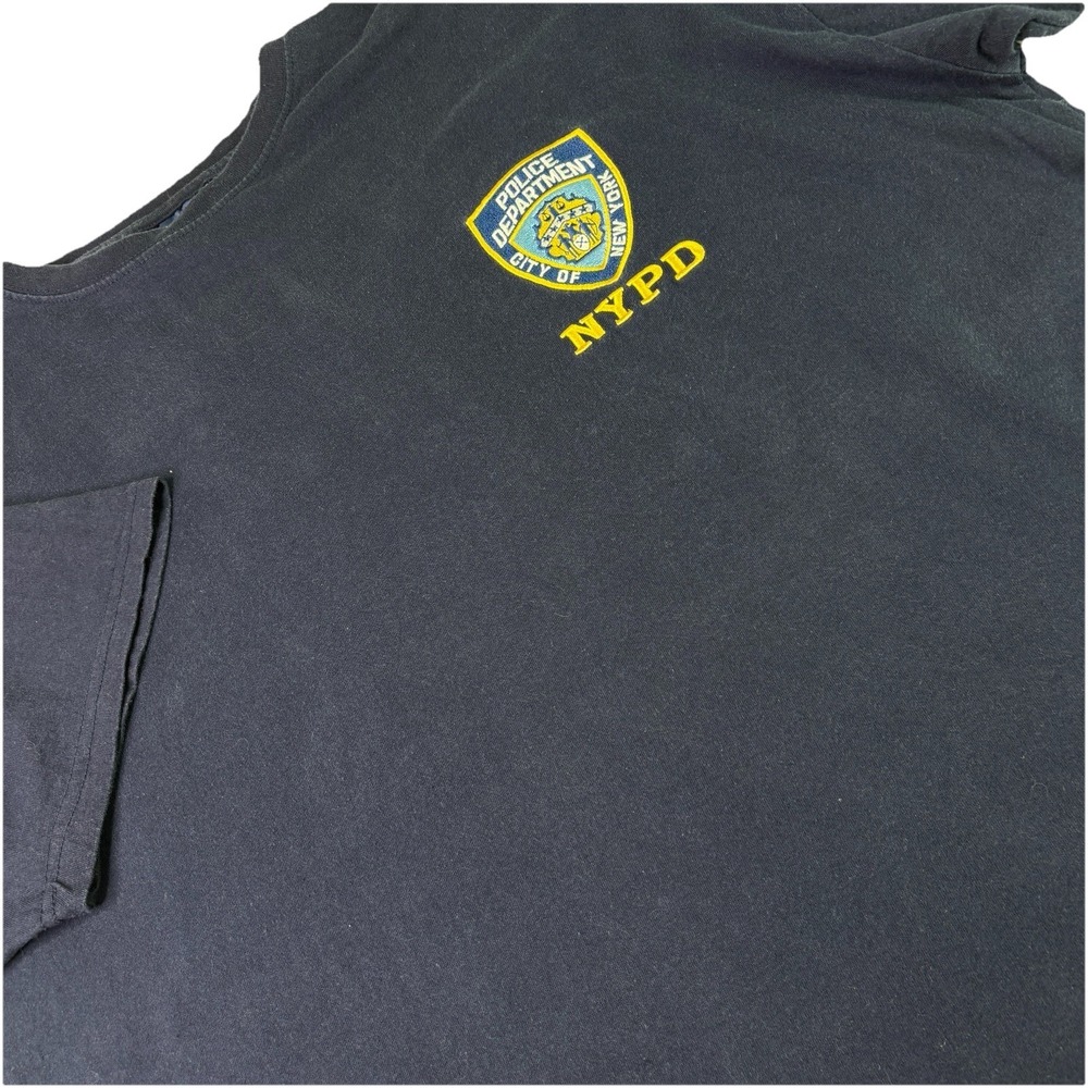 NYPD Short Sleve Shirt Mens XXL Officially Licensed w/ Emblem Fading